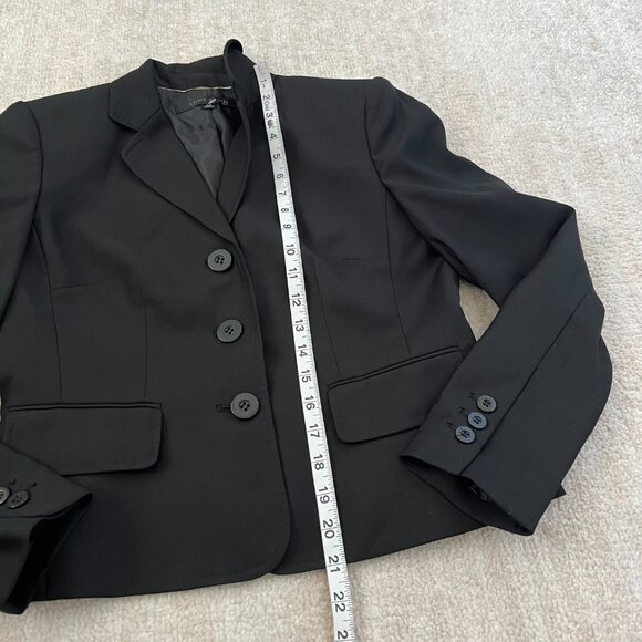 NWOT Anne Klein Suit Black Blazer Work Office Jacket 4P Petite - Picture 5 of 8